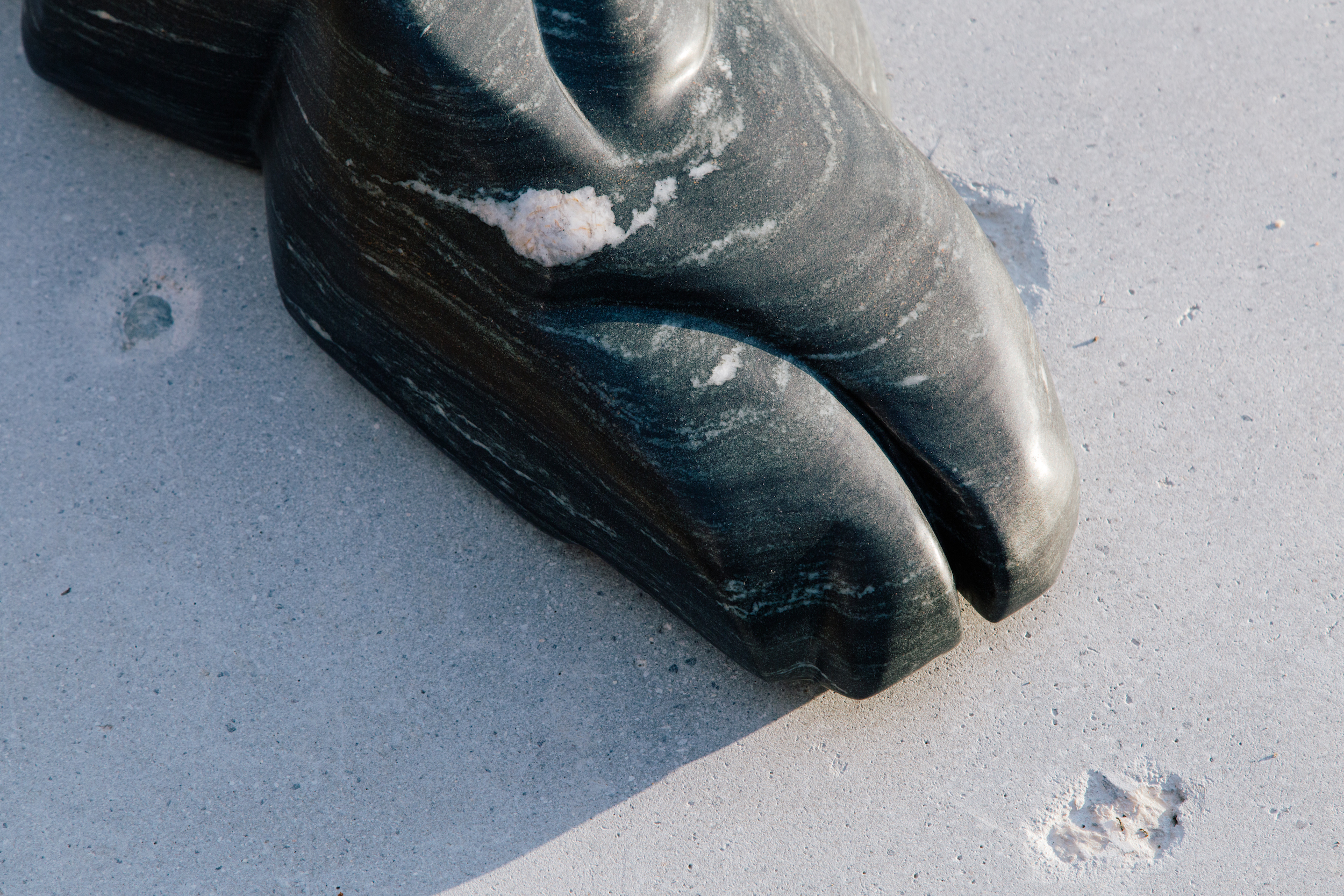 Sacha Rappo, détail réfractaire (ruissellement), 2024